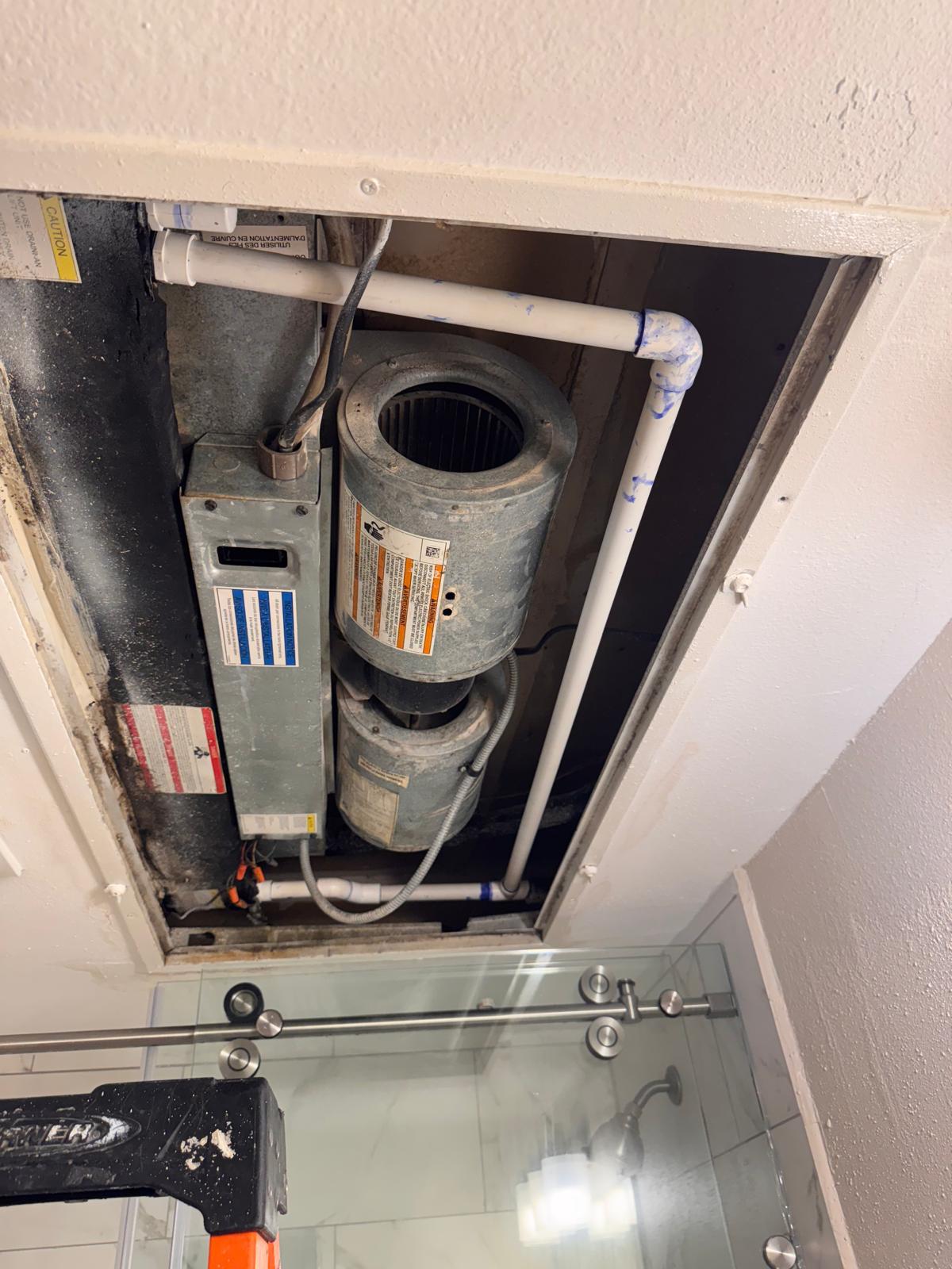 bathroom ventilation upgrade for a Galleria Uptown home